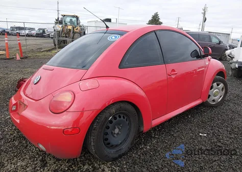 2000 Volkswagen New Beetle Glx z USA, uszkodzony, nr VIN 3VWDD21C3YM499165